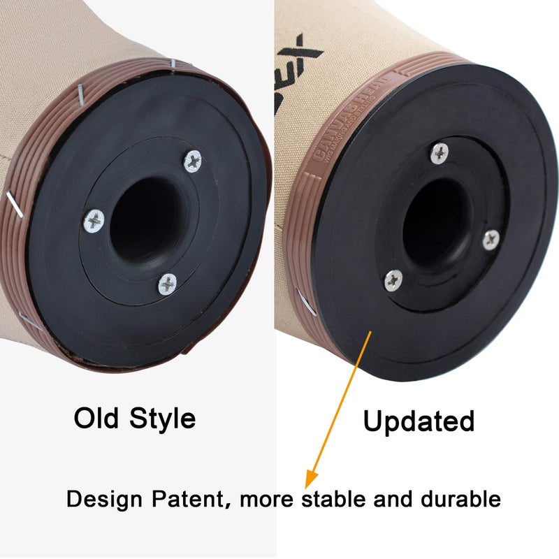 gexworldwide رأس عرض مانكن من الفلين القماش GEX 20"-24" مع ثقب للتثبيت (بني فاتح، 22") - Image 3